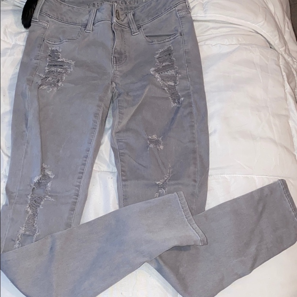 Grey American Eagle jeans